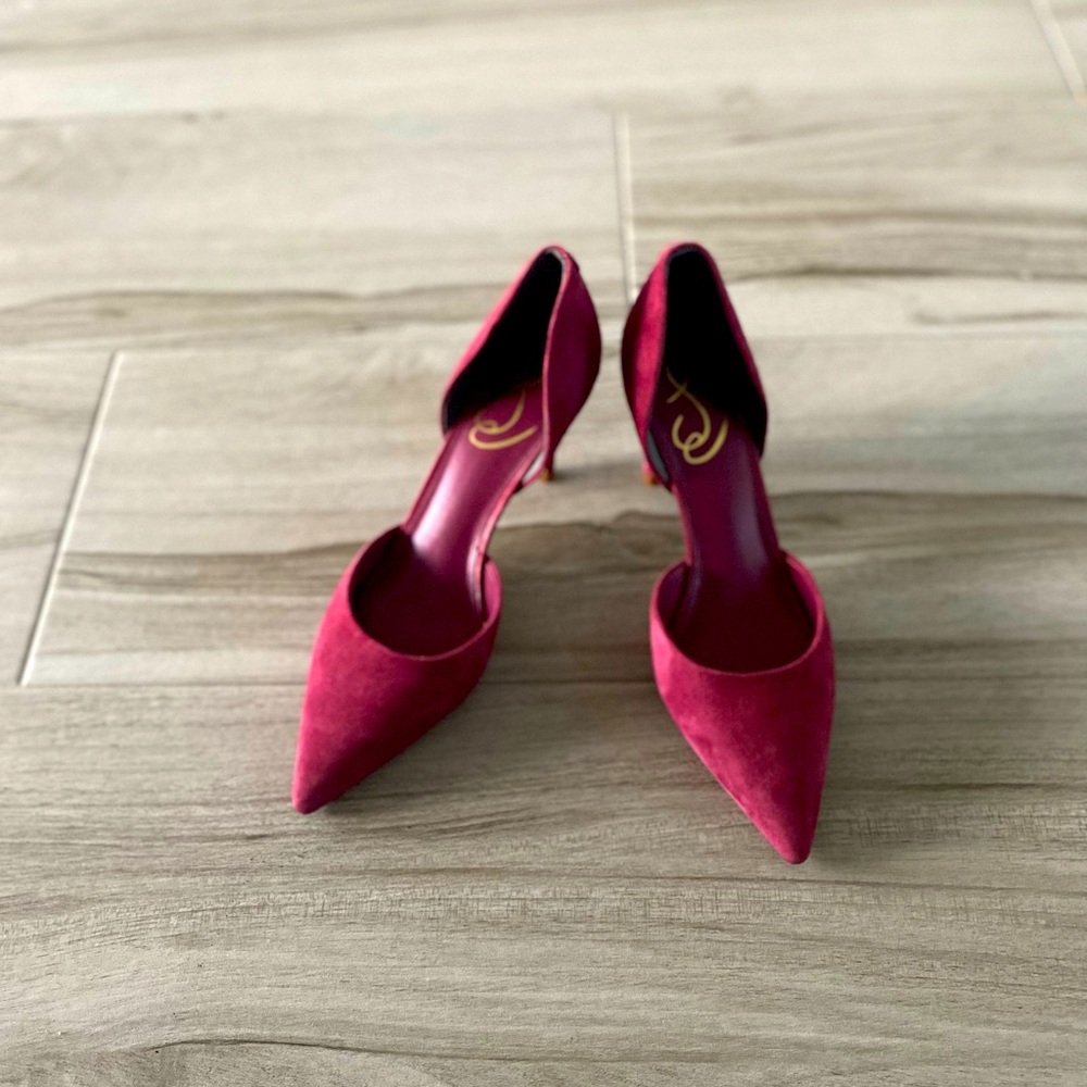 New Sam Edelman Elegant Suede Mulberry Women's Heels; Size 8M